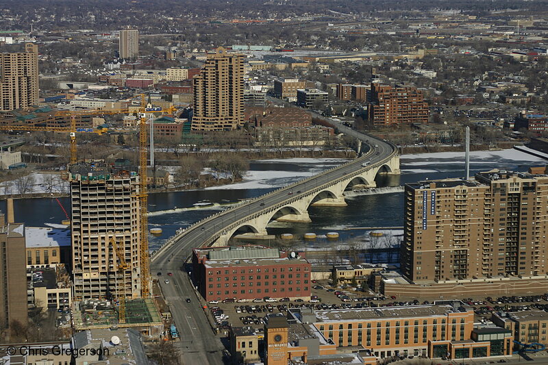 Photo of The 3rd Avenue Bridge Over the Mississippi River, Minneapolis(6204)