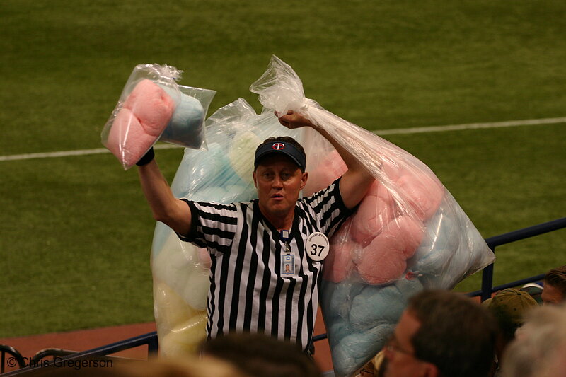 Photo of Cotton Candy Vendor, Twins Baseball Game(6240)