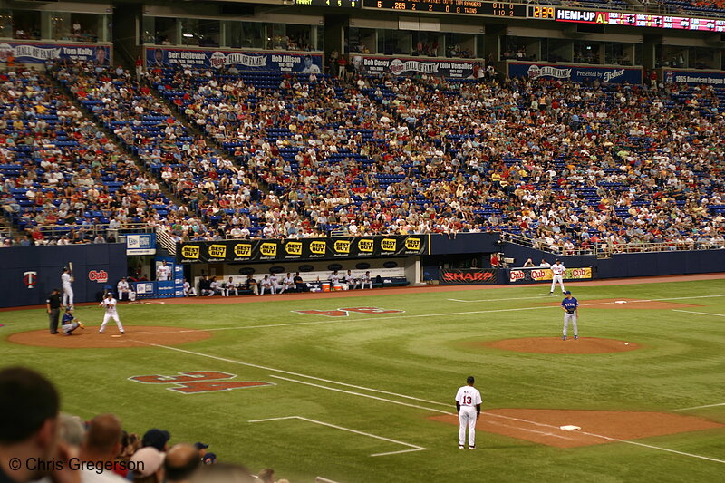 Photo of Twins Game at the Metrodome, Minneapolis(6246)