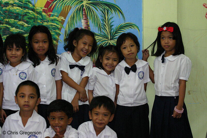Photo of Students at St. Elizabeth Elementary School in Badoc, Ilocos Norte, the Philippines(6367)
