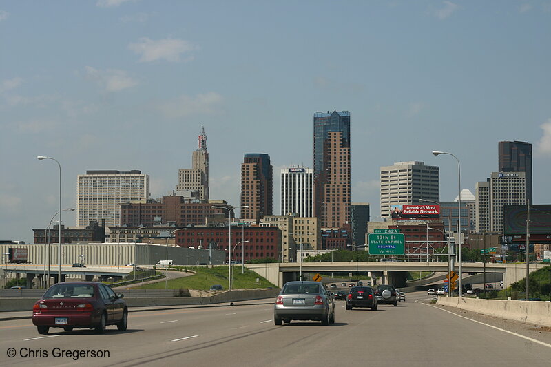 Photo of Downtown St. Paul Skyline from Interstate 94(6467)