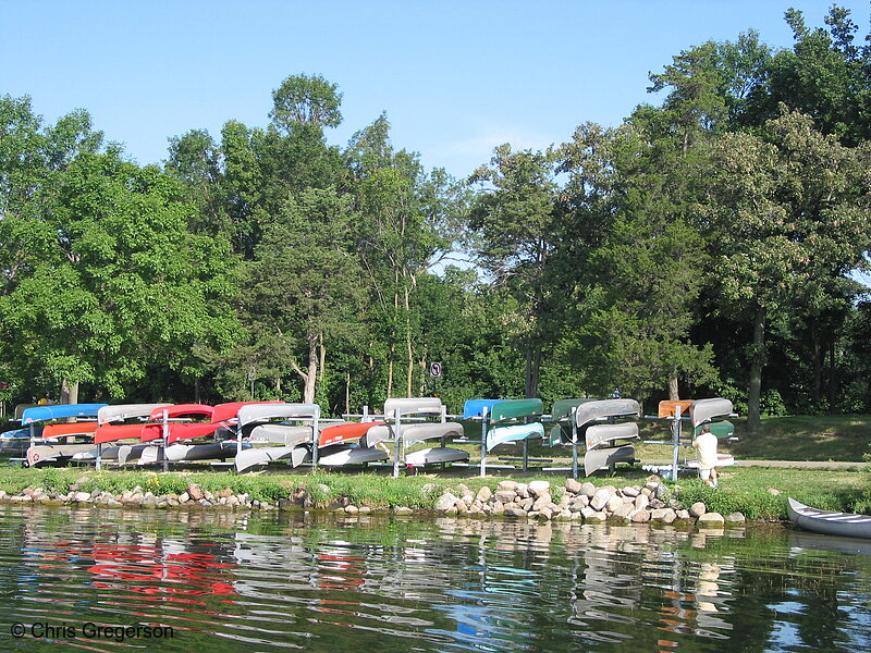 Photo of Canoe Racks at Lake Harriet(6545)