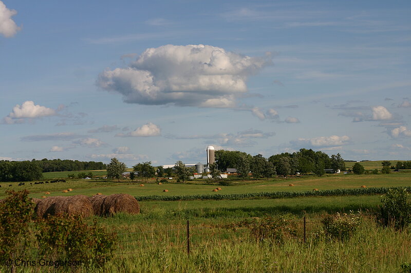 Photo of Idyllic Midwest Farm Scene(6560)