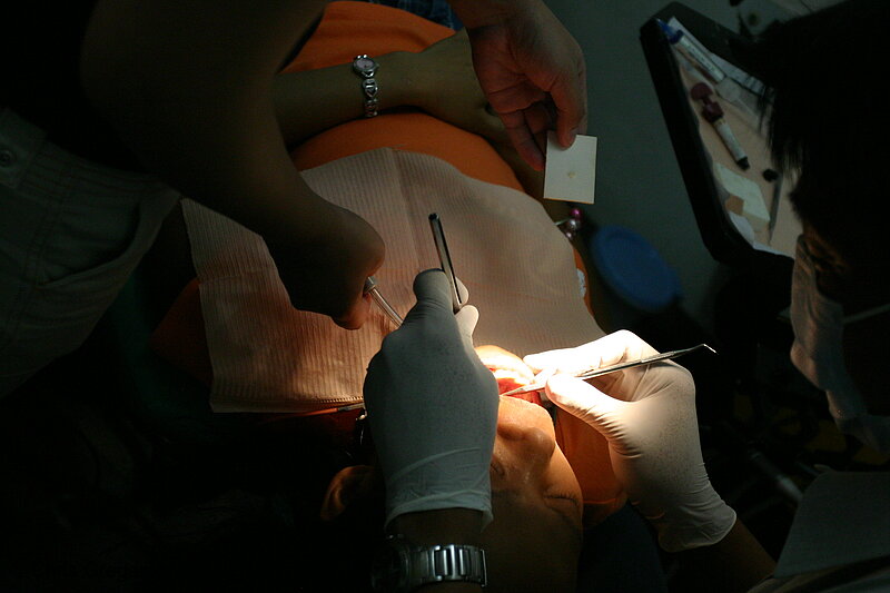 Photo of Dentist Working on a Patient, Manila, the Philippines(6580)