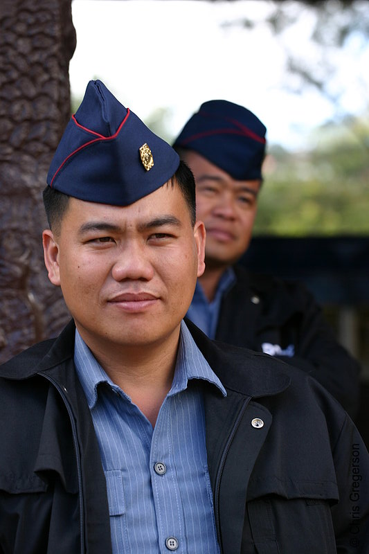 Photo of PNP Officers in Baguio, the Philippines(6622)