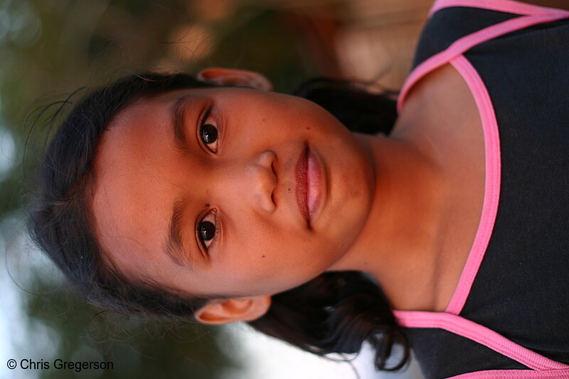 Photo of Close-up of a Girl in Las-Ud, the Philippines(6709)