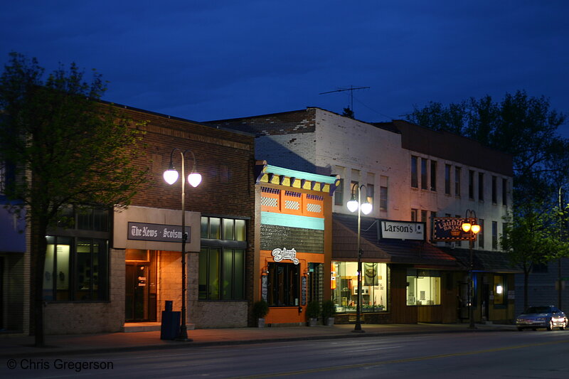 Photo of Knowles Avenue at Night, New Richmond, WI(6819)