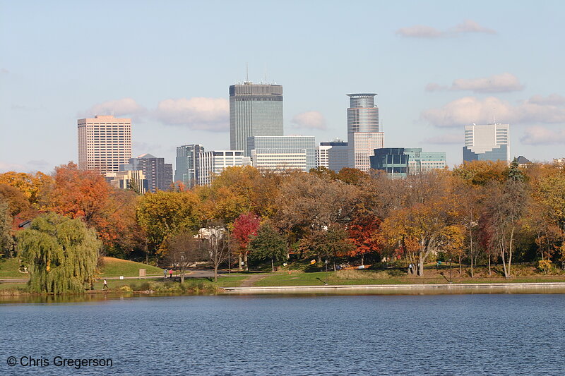 Photo of Downtown Skyline from Lake of the Isles(6961)