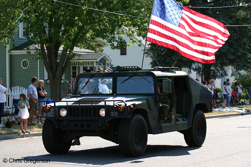 Photo of Humvee in the New Richmond Fun Fest Parade(6962)