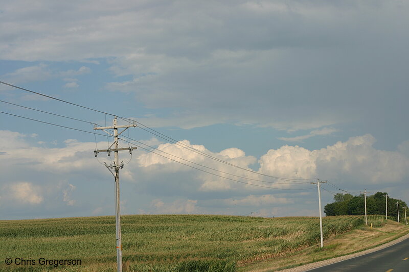 Photo of Power Lines Along Highway G, St. Croix County, WI(6979)
