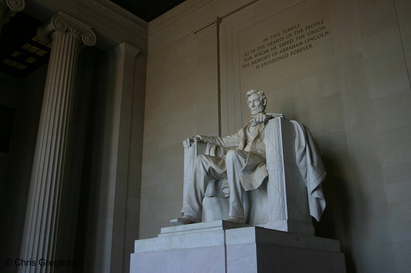 Photo of Abraham Lincoln Statue, Lincoln Memorial(7153)