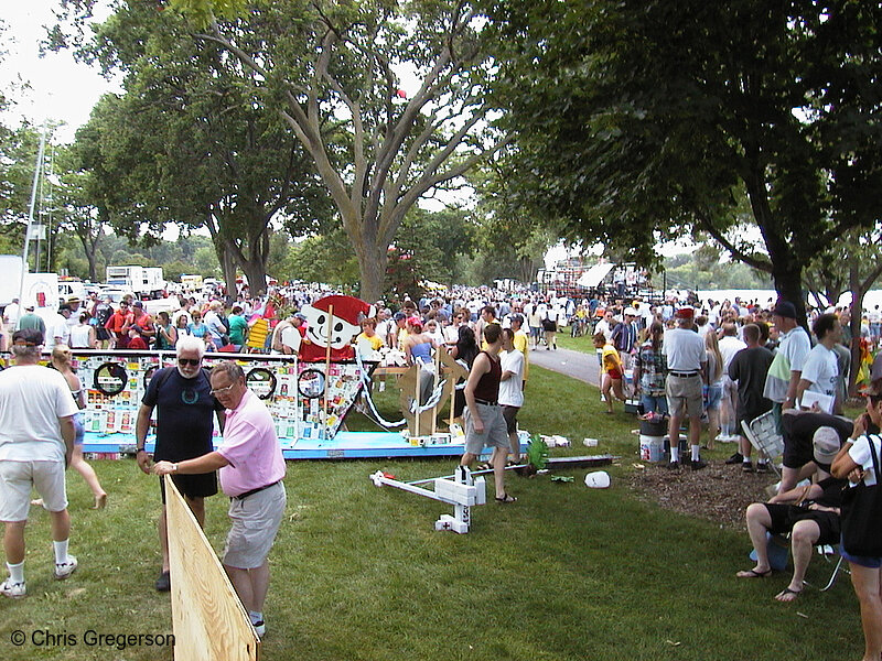 Photo of Milk Carton Boat Race Crowd(724)