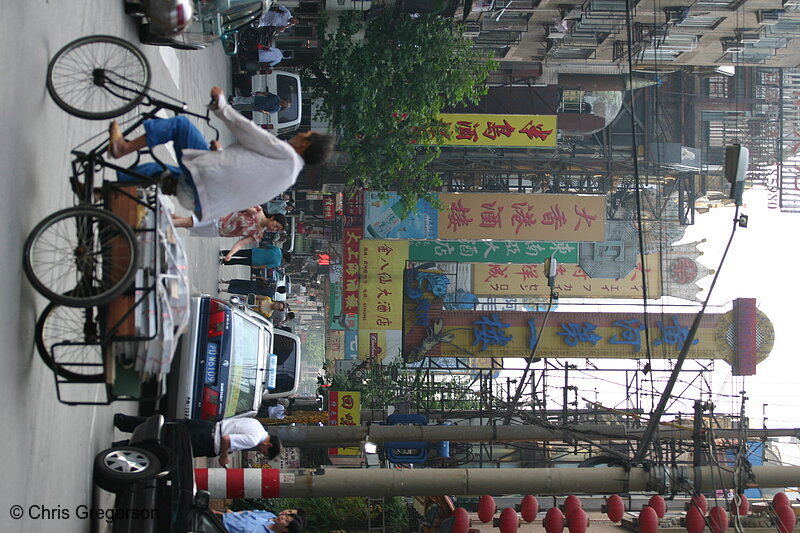 Photo of Sidestreet off East Nanjing Road, Shanghai, China(7276)