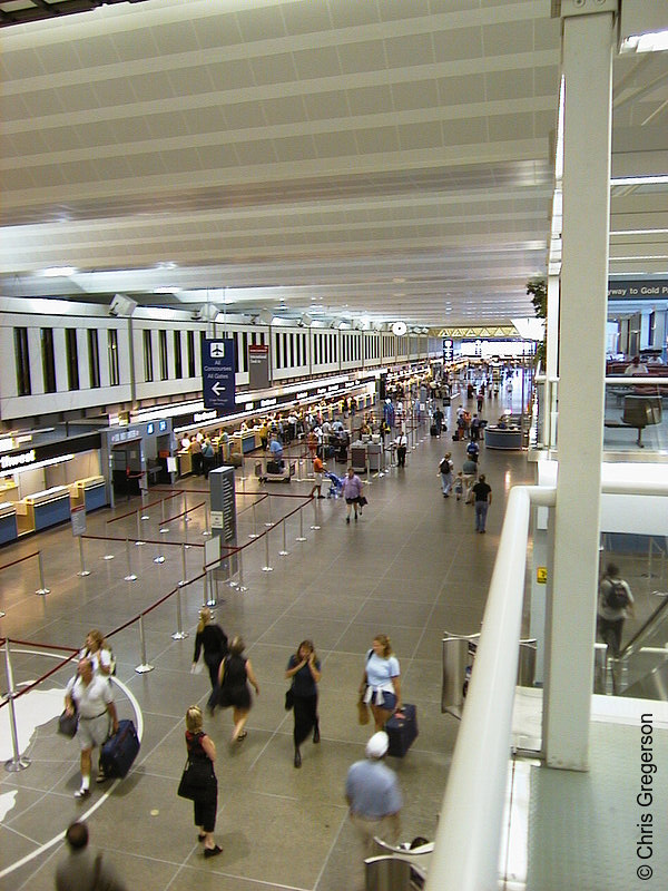 Photo of Right Ticketing Area (From Overhead)(732)