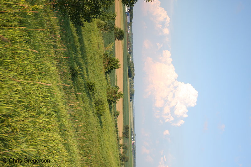 Photo of Storm Cloud and St. Croix County Farmland(7365)