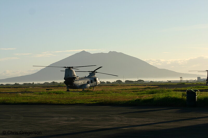 Photo of US Marine Sea Knight Helicopter, Clark Air Base, the Philippines(7531)