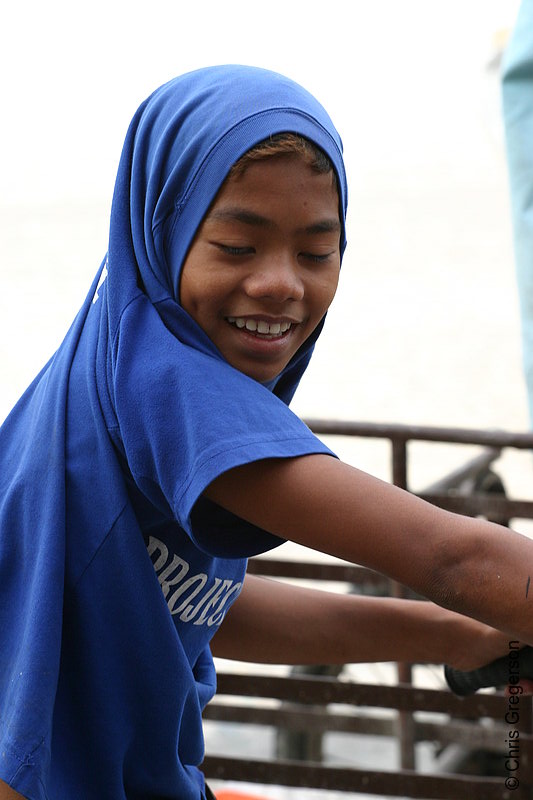 Photo of Young Boy on Bike, Angeles City(7752)