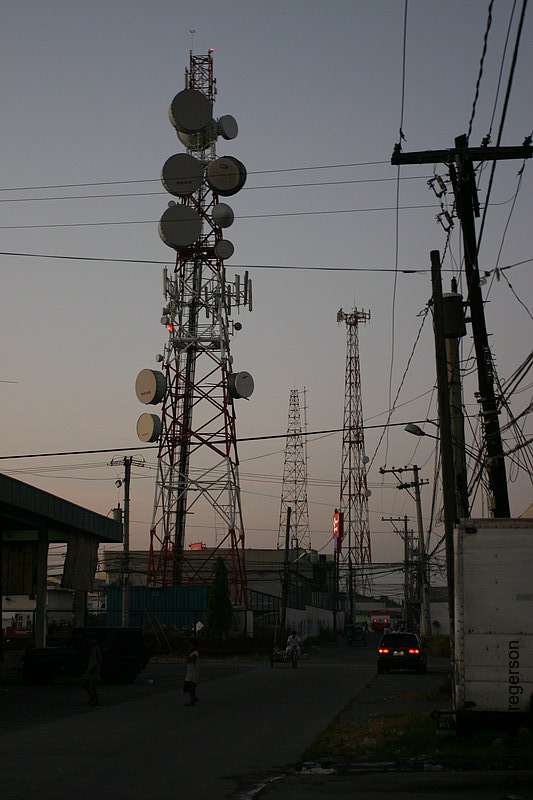 Photo of Microwave/Cell Towers near the Dau Bus Terminal, Angeles City(7759)