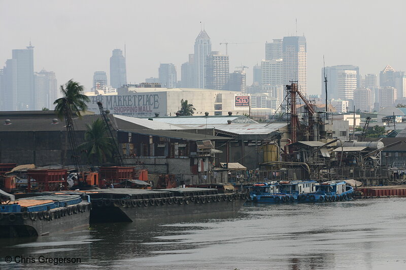 Photo of Makati Skyline from the Pasig River(7810)