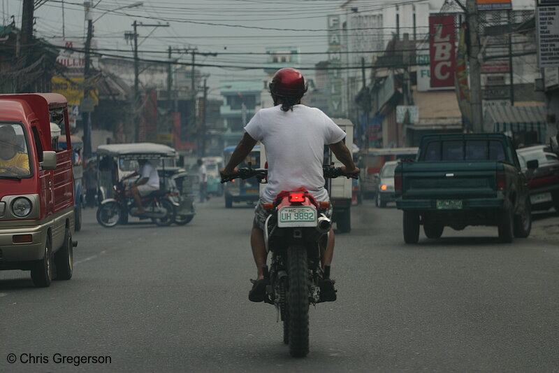 Photo of Motorcycle Rider, Angeles City(7821)