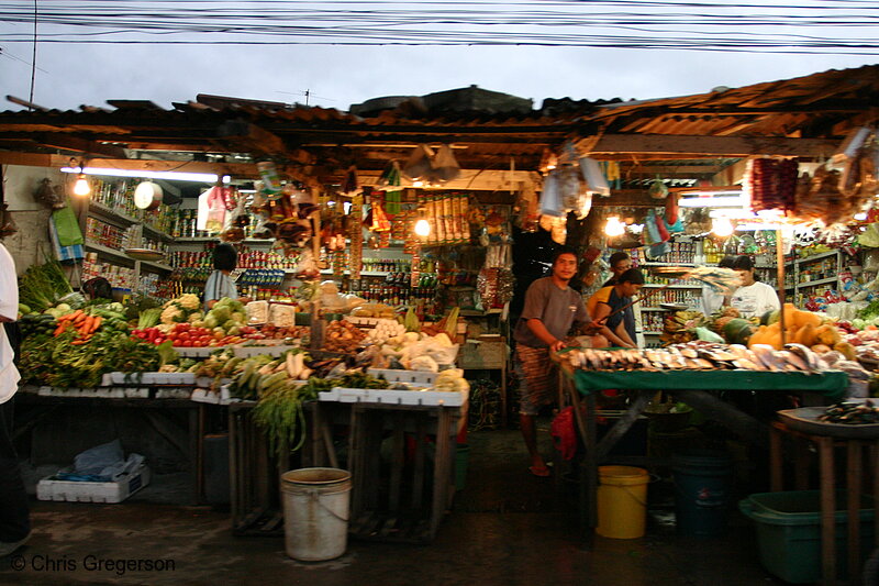Photo of Market at Night, the Philippines(7839)