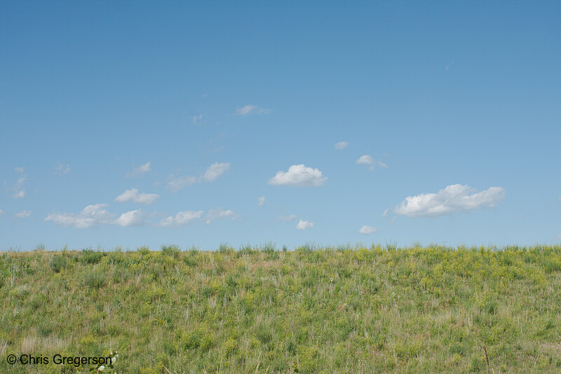 Photo of Prairie Grass and Clouds(7848)