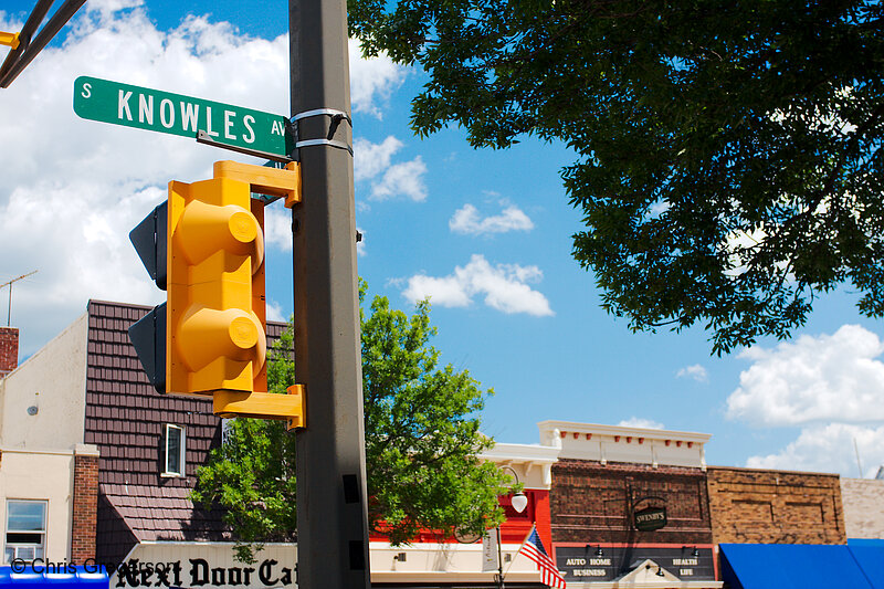Knowles Avenue at Second Street