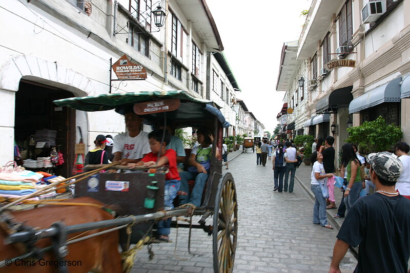 Photo of Crisologo Street in Vigan Heritage Village, Philippines(8061)