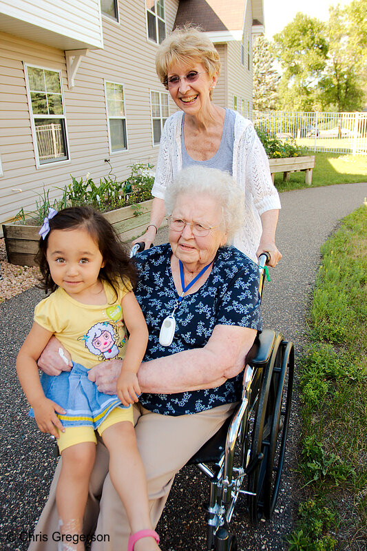 Three Generations of Women
