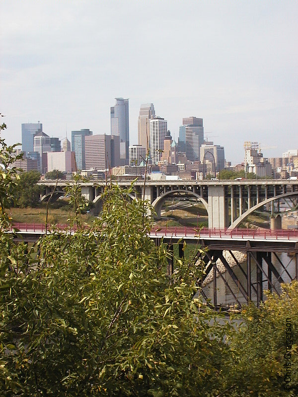 Photo of Minneapolis Skyline from the East Bank(946)