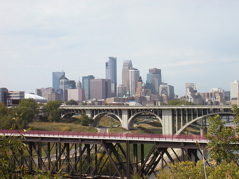 Photo of Downtown Skyline from the East Bank(Wide View)(947)